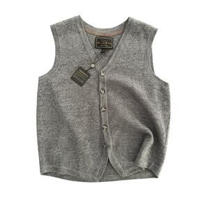 Jos A. Bank Reserve Gray Wool Blend Academic Sweater Vest